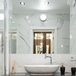 Spot LED Encastrable Orientable 5W Carré Noir SMD - Blanc Chaud 2300k - 3500k - SILUMEN