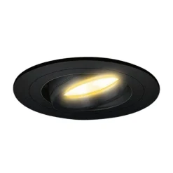 Spot LED Encastrable Orientable 5W Rond Noir SMD - Blanc Neutre 4000K - 5500K - SILAMP