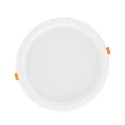 Spot LED Encastrable Plat Étanche 20W BLANC Transformateur Intégré - Blanc Chaud 2300K - 3500K - SILAMP