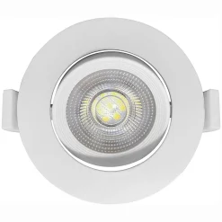 Spot LED encastrable rond blanc 5W IP20 4000K