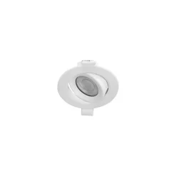 Spot LED Encastrable Rond - 5W Dimmable - 4000K - 90mm - Blanc