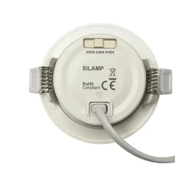 Spot LED Encastrable 5W CCT 38 degrés Orientable - 3000K/4000K/6000K (Pack de 10) - SILAMP