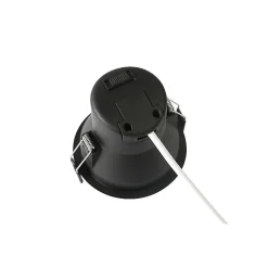 Spot LED Encastrable 9W IP44 Dimmable Noir CCT 85mm - 3000K/4000K/6500K (Pack de 5) - SILAMP