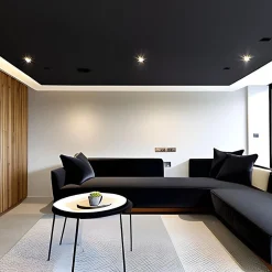 Spot LED Encastrable 9W IP44 Dimmable Noir CCT 85mm - 3000K/4000K/6500K (Pack de 5) - SILAMP