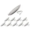 Spot LED Extra Plat Downlight Rond 12W ALU (Pack de 10) - Blanc Neutre 4200k - 5500k Silumen