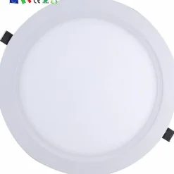 Spot LED Extra Plat Rond 24W Blanc (Pack de 5) - Blanc Neutre 4000K - 5500K - SILAMP