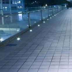 Spot LED Extérieur Encastrable Carré IP65 pour Ampoule GU10 - SILAMP