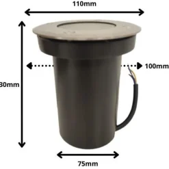 Spot LED Extérieur Encastrable pour Ampoule GU10 - SILAMP