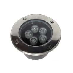 Spot LED Extérieur Encastrable IP65 220V Sol 5W 80 degrés 130 - Blanc Neutre 4000K - 5500K - SILAMP