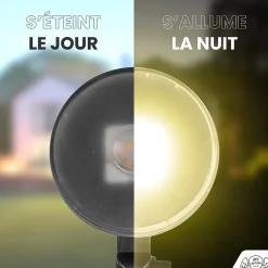 Spot LED Extérieur x4 avec panneau solaire inclus