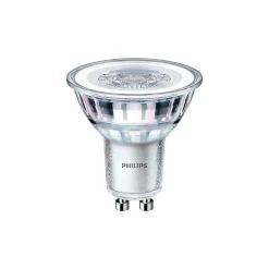 Spot LED GU10 355lm 4.6W IP20 blanc chaud Philips
