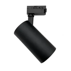 Spot LED sur Rail - SILUMEN - 30W - Noir - Blanc Neutre 4200k - 5500k