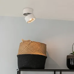 Spot moderne blanc rond orientable - Go Nine