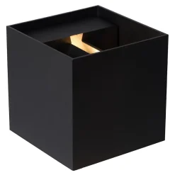 Spot mural AXI en métal avec LED intégré - Noir - Lucide