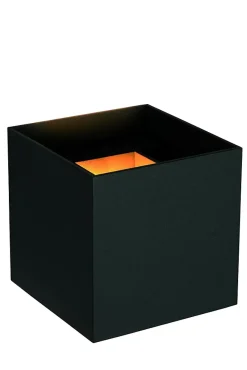 Spot mural AXI en métal avec LED intégré - Noir - Lucide