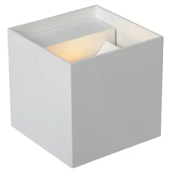 Spot mural AXI en métal avec LED intégré - Blanc - Lucide