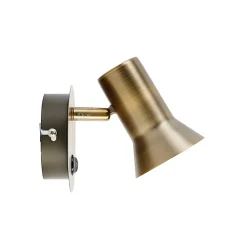 Spot mural orientable et inclinable en bronze avec interrupteur - Karin 1
