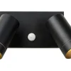 Spot mural TAYLOR en aluminium avec 2xGU10 - Noir - Lucide