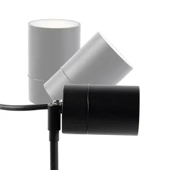 Spot orientable à piquet noir IP44 - Solo