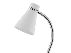 Spot pince LED Intégrée 550lm 5W blanc chaud GoodHome Edson blanc l.10 x H.33 cm
