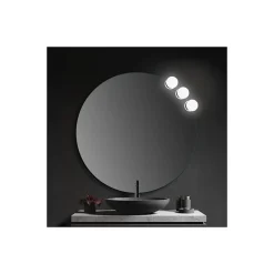 Spot salle de bain LED noir 9 cm SCARLETT