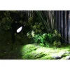 Spot solaire à piquer- Hauteur 37cm- 3 LED blanches- 9 Lumens- Eclairage extérieur Jardin