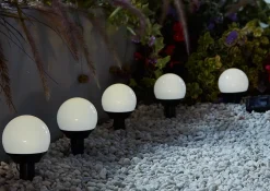 Spot solaire extérieur à piquer 5 têtes IP44