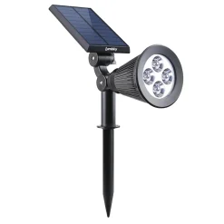 Spot solaire projecteur SPIKY Blanc froid 100LM