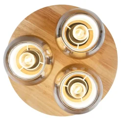 Spot TEXAS trois elements applique murale ou plafonnier