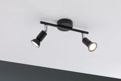 Spotlight Carolina IP44 GU10 230V max. 2x10W gradable Anthracite Chrome