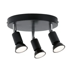 Spotlight Carolina IP44 GU10 230V max. 3x10W gradable Anthracite Chrome