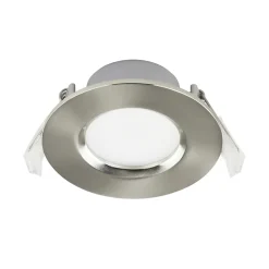 Spots à encastrer Boze LED intégrée 345lm 4.7W IP65 GoodHome chrome