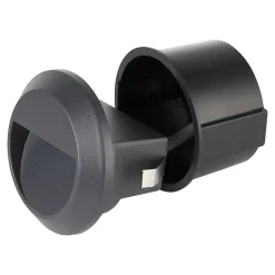 Spots à encastrer Sham LED intégrée 148lm 4.4W IP54 GoodHome gris anthracite
