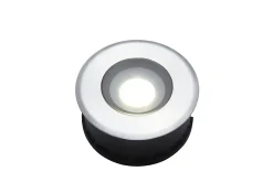 Spots Brockton LED intégrée 350lm IP65 et IP67 GoodHome chrome