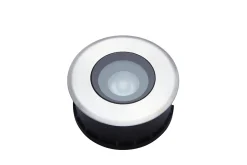 Spots Brockton LED intégrée 350lm IP65 et IP67 GoodHome chrome