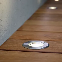 Spots LED GU10 Nashua 345lm IP65 et IP67 GoodHome chrome