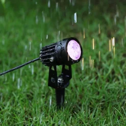 Spots Solaires Connectés à piquer RGB IP44 (Lot de 4) - SILAMP