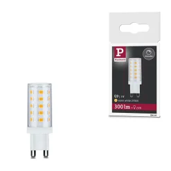 Standard 230 V Culot à ergots LED G9 300lm 3W 2700K gradable Clair