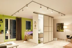 Standard 230 V Réflecteur LED GU10 750lm 8W 4000K gradable Chrome mat