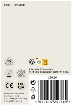 Standard 230 V Réflecteur LED R80 800lm 10W 4000K Argent