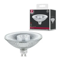 Standard 230 V Réflecteur LED QPAR111 GU10 425lm 6,5W 2700K gradable Argent