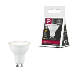 Standard 230 V Réflecteur LED GU10 750lm 8W 2700K gradable Blanc dépoli