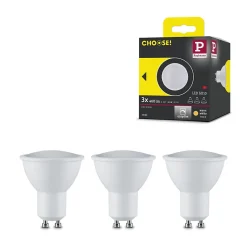Standard 230 V Réflecteur LED GU10 Choose EasyDim GU10 230V 3x460lm 3x5,5W 2700K gradable Blanc