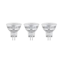 Standard 12 V Réflecteur LED GU4 3x184lm 3x1,8W 2700K Argent