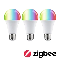 Standard 230 V Smart Home Zigbee 3.0 Ampoule LED E27 3x1055lm 3x11W RGBW+ gradable Dépoli