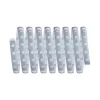 Strip LED intégré dimmable autocollant MaxLED 500 Paulmann 29W 1200lm Argent mat blanc chaud L. 3m x H.0,3 x P.0,3cm