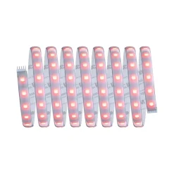 Strip LED intégré dimmable autocollant MaxLED 500 Paulmann 29W 1200lm Argent mat blanc chaud L. 3m x H.0,3 x P.0,3cm