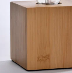 Support de lampe à poser Qausuit carré E27 IP20