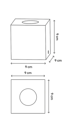 Support de lampe à poser Qausuit E27 IP20 gris foncé