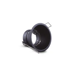 Support de Spot Basse Luminance 83mm IP20 Noir - perçage 74mm